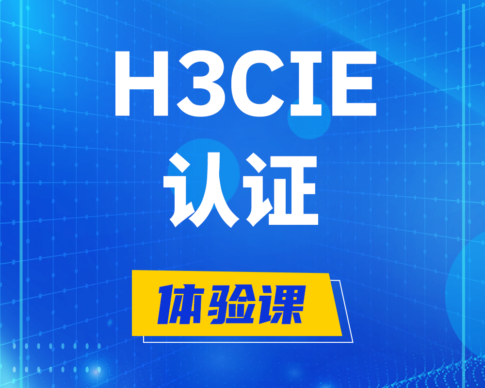 永安h3cie认证